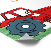 Boerderij Verjaardag Custom Welkomstbord Poster (Hoek)