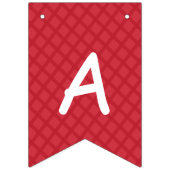 Boerderij Verjaardag Plaid Gepersonaliseerde foto Vlaggetjes (Derde vlag)