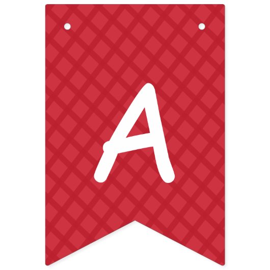 Boerderij Verjaardag Plaid Gepersonaliseerde foto Vlaggetjes (Derde vlag)