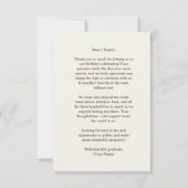  Boerderij Verjaardag Tractor Party Bedankkaart (Achterkant)