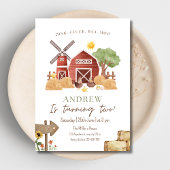 Boerderij Verjaardag Uitnodiging, Barnyard Boys Ve Kaart