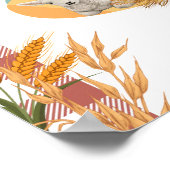 Boerderij Verjaardag Welkom Bord Poster (Hoek)