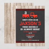 Boerderij verjaardagscadeau kaart (Voorkant / Achterkant)