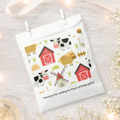 Boerderij verjaardagsfeest Baby shower Bedankzakje (Geknipt)
