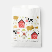 Boerderij verjaardagsfeest Baby shower Bedankzakje (Voorkant)