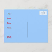 Boerderij Verjaardagsfeest-Personaliseer het Uitnodiging Briefkaart (Achterkant)