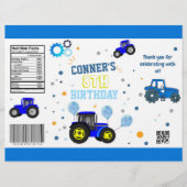 Boerderij Verjaardagsfeestje Favor Tractor Thema G Flyer (Voorkant)