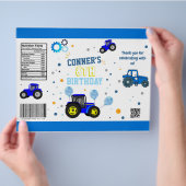 Boerderij Verjaardagsfeestje Favor Tractor Thema G Flyer (Hand)