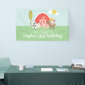 Boerderij verjaardagsfeestje welkomstbord banner (Beurs)
