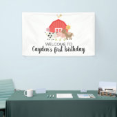 Boerderij verjaardagsfeestje welkomstbord banner (Beurs)
