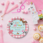 Boerderij Verjaardagspapier Bord 7"Oude MacDonald (Feest)