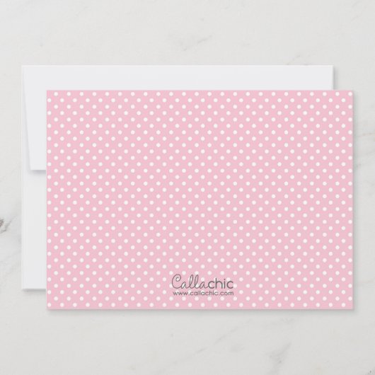 Boerderij Verjaardagsuitnodiging - Meisje (Pastel  Kaart (Achterkant)