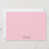 Boerderij Verjaardagsuitnodiging - Meisje (roze) - Kaart (Achterkant)