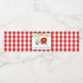 Boerderij Verjaardagswaterflesetiket - Wit Waterfles Etiket (Enkel label)