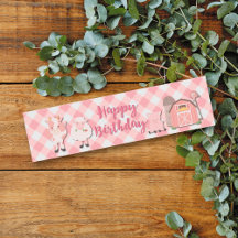 Boerderij Verpakking Waterflesetiket