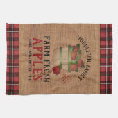 Boerderij Vers 🍎 appelen,  en geplakt Theedoek (Horizontaal)