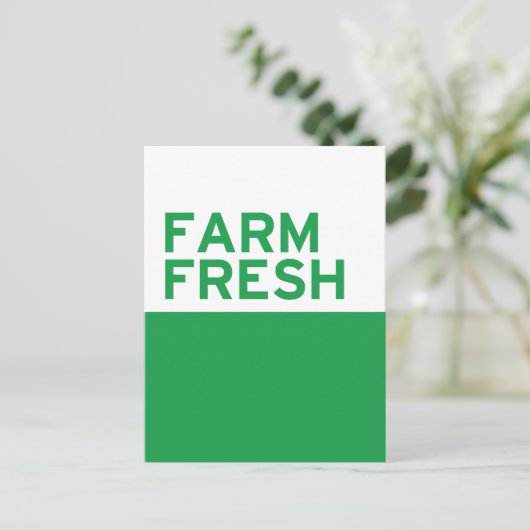 Boerderij, vers briefkaart (Staand voorkant)