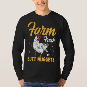 Boerderij, vers Butt Nuggets Agriculteur Tractor D T-shirt