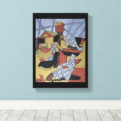 Boerderij, vers canvas afdruk (Insitu (Houten vloer))