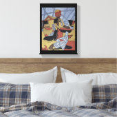 Boerderij, vers canvas afdruk (Insitu (Slaapkamer))