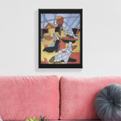 Boerderij, vers canvas afdruk (Insitu (Woonkamer))