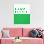 Boerderij, vers canvas afdruk (Insitu (Woonkamer))