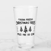 BOERDERIJ VERS CHRISTMAS TREES GLAS (Voorkant)