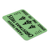 BOERDERIJ VERS CHRISTMAS TREES MAGNEET (Rechterzijde)