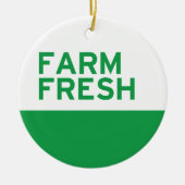 Boerderij, vers keramisch ornament (Voorkant)