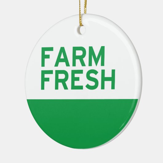 Boerderij, vers keramisch ornament (Links)