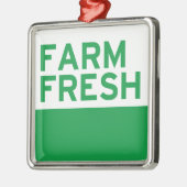 Boerderij, vers metalen ornament (Links)