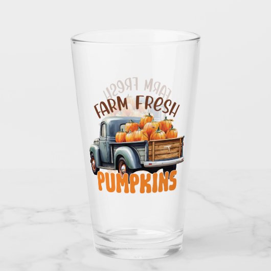 Boerderij Vers pompoen Glas (Voorkant)