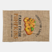 Boerderij Vers pompoen Theedoek (Horizontaal)