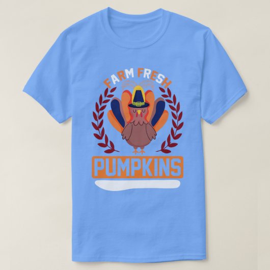 Boerderij Vers pompoenen T-shirt (Design voorkant)
