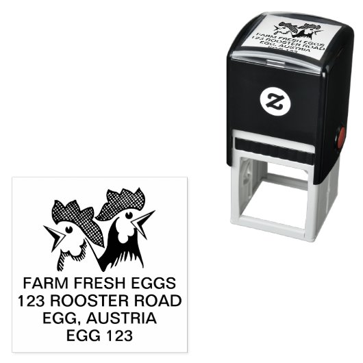 Boerderij, vers  zelfinktende stempel (In situ)