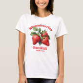 Boerderij Verse Aardbeien Biologisch T-shirt (Voorkant)