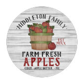 Boerderij Verse appelen - Hout Snijplank (Voorkant)