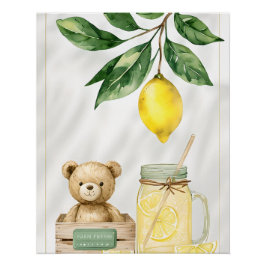 Boerderij Verse Citroen Baby Shower Muur Kunst Perfect Poster