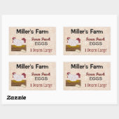 Boerderij verse eieren Aangepaste Sticker (Vel)