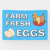 Boerderij Verse Eieren Banner (Horizontaal)