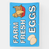 Boerderij Verse Eieren Banner (Verticaal)