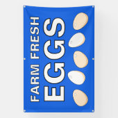 Boerderij Verse Eieren Banner (Verticaal)