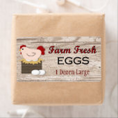 Boerderij Verse eieren Etiket (Insitu)