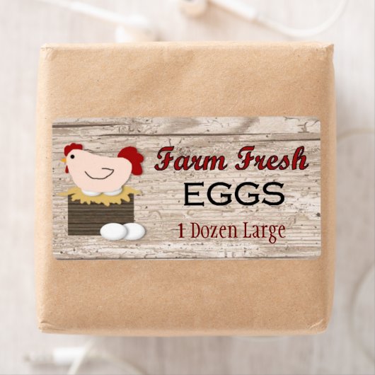 Boerderij Verse eieren Etiket (Insitu)