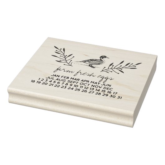 Boerderij Verse eieren Euck Etiket Stempel (Stempel)