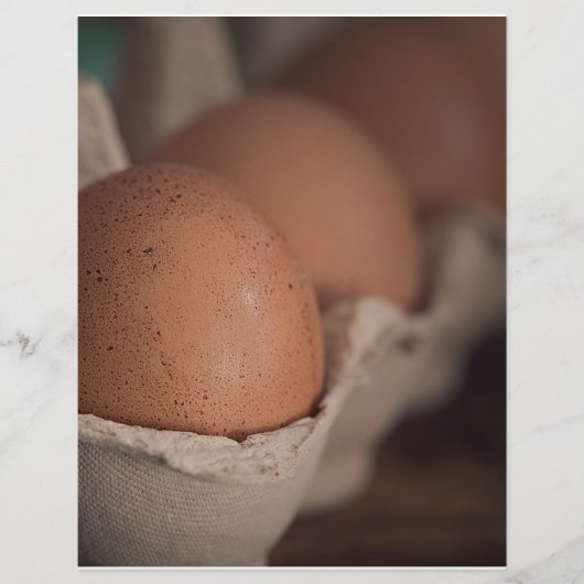 Boerderij verse eieren flyer (Voorkant)