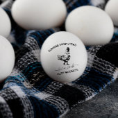 Boerderij verse eieren | Funny Monogram Egg Stamp Rubberstempel