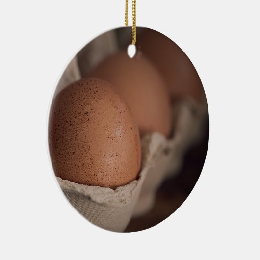 Boerderij verse eieren keramisch ornament (Rechts)