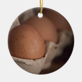 Boerderij verse eieren keramisch ornament (Voorkant)