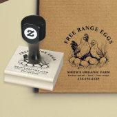 Boerderij Verse Eieren Kippen & Eieren Rubberstempel